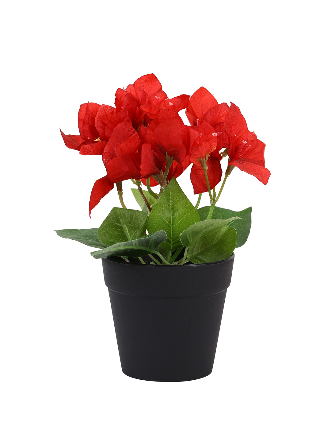 Fourwalls Artificial Bougainvillea Potted Plant in Plastic Pot (19 cm Tall) - Image 3