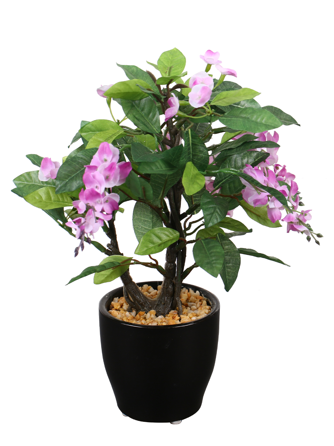Fourwalls Artificial Wisteria Plant in Ceramic Pot (25 cm Tall) - Image 6
