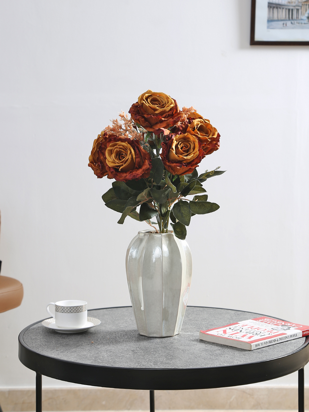 Rose Flower Bunch Brown