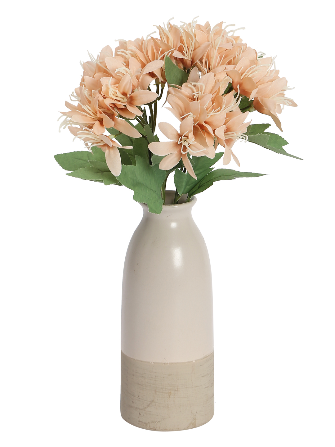 Fourwalls Elegant Daisy Bunch for Home D?cor (33 cm Tall, 5 Heads, Peach) - Image 5