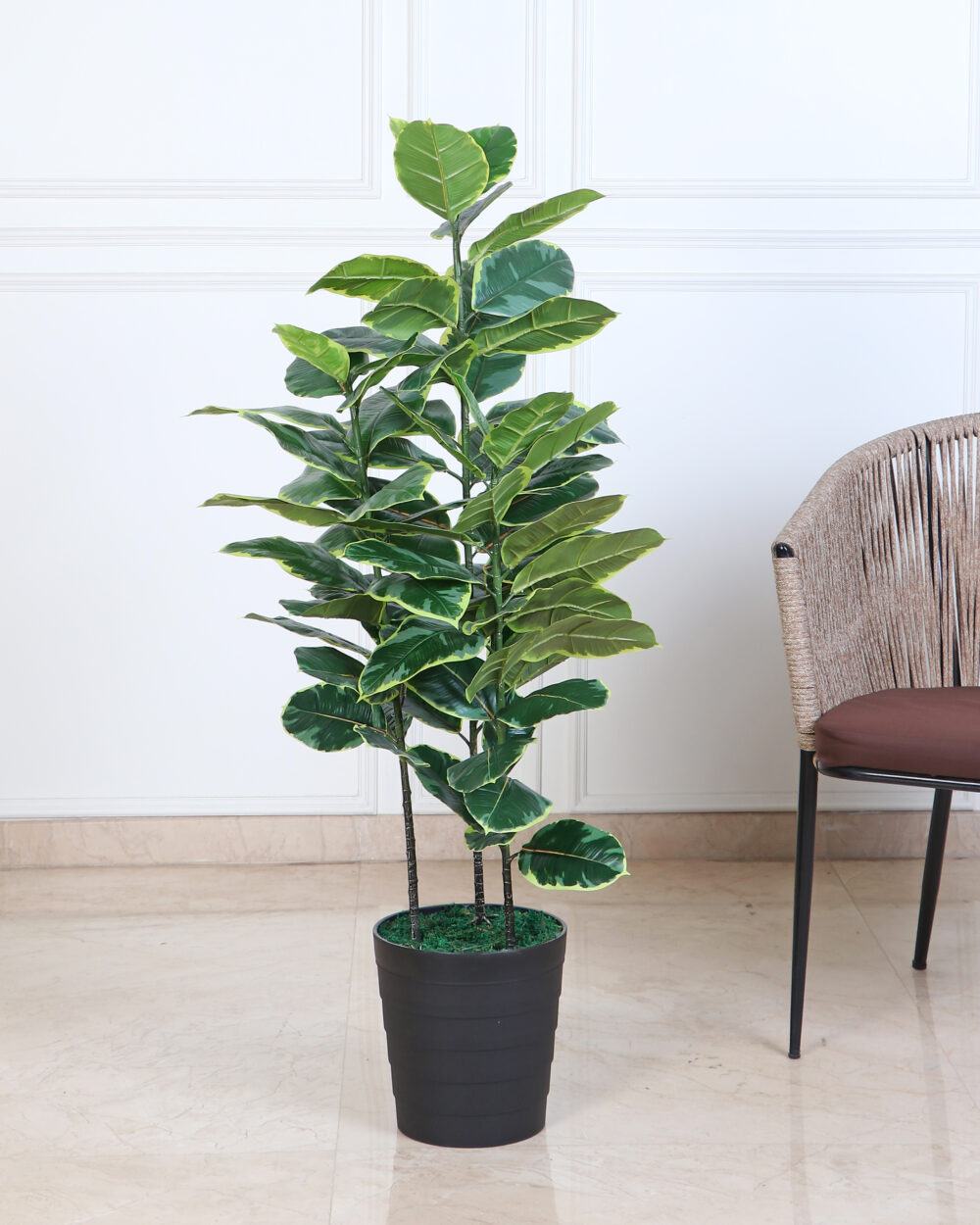 Artificial Rubber Plant - 4 Feet Tall