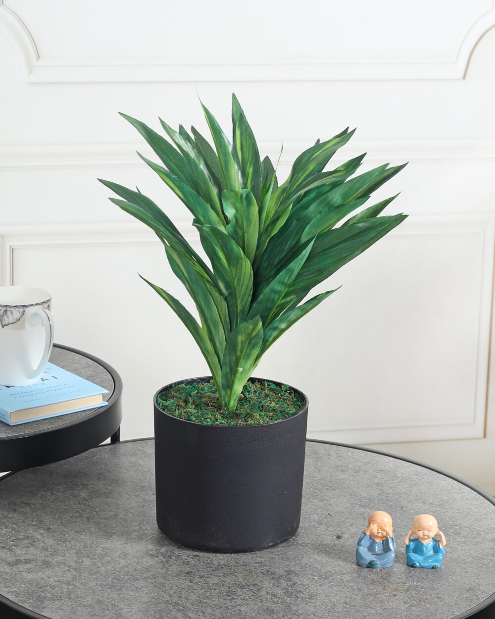 Fourwalls Artificial Dracaena Bush Plant