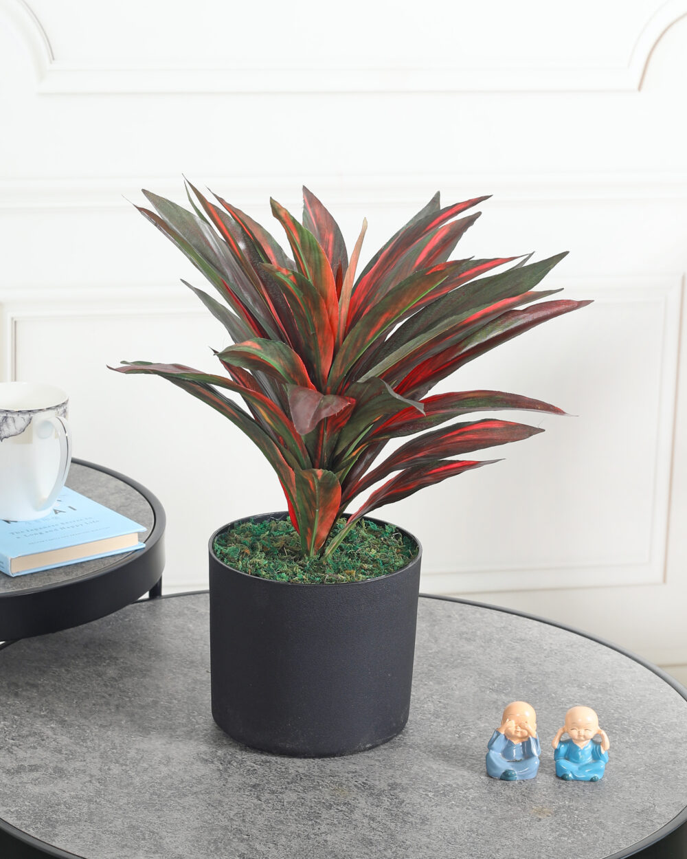 Fourwalls Artificial Dracaena Bush Plant