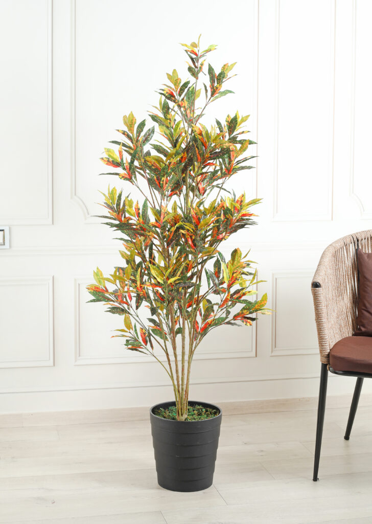 Artificial Croton Plant