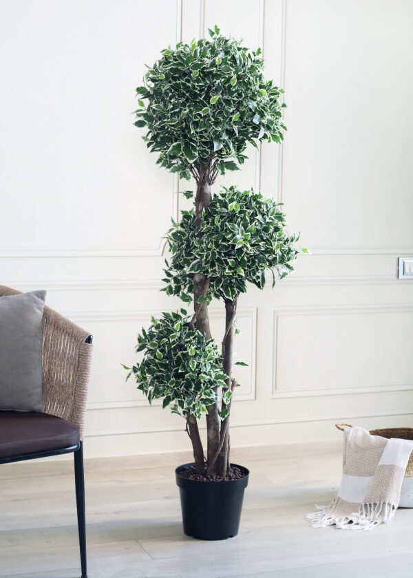 Artificial Ficus Topiary Plant with Pot