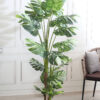 Artificial Variegated Monstera Plant with Pot