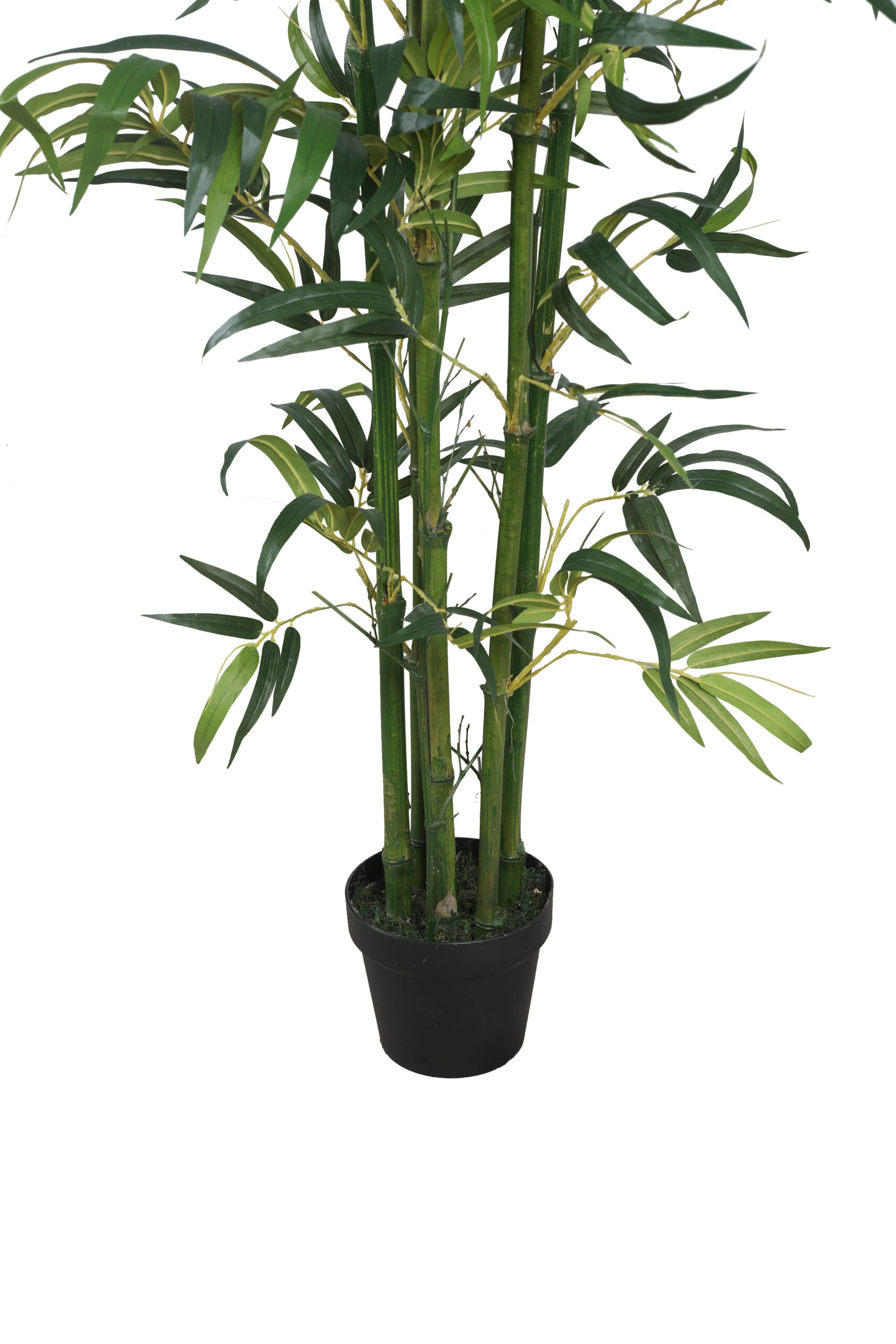 Artificial Drooping Bamboo Plant with Pot - 7 Feet, Green - Image 3