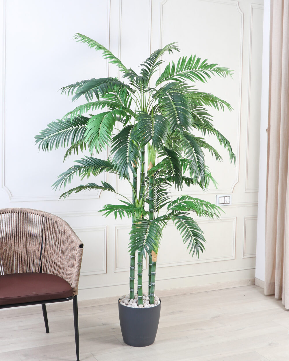 Fourwalls Artificial Golden Palm Tree - 6 Feet