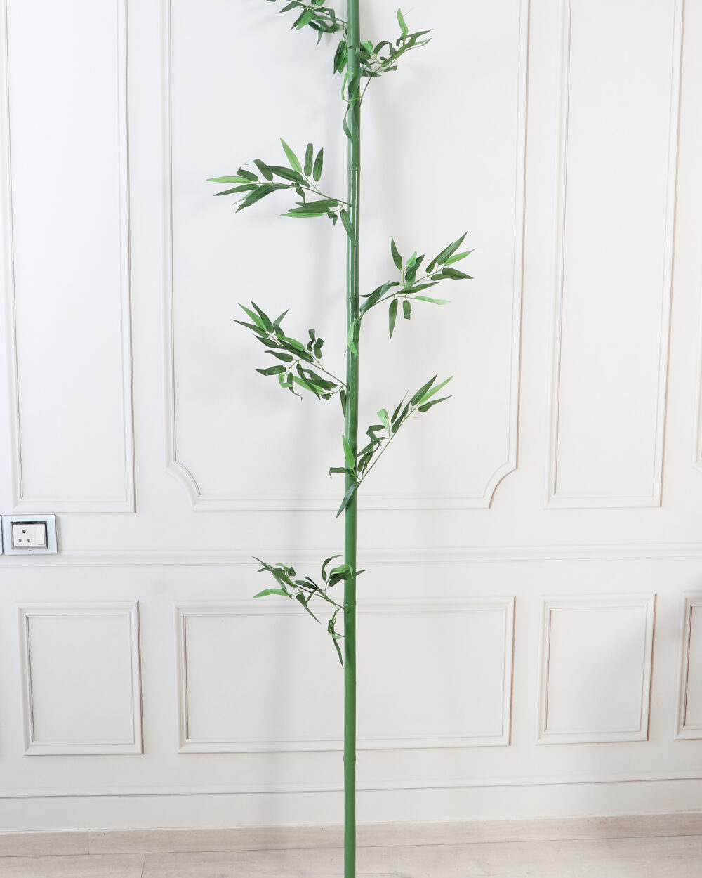 Fourwalls Artificial Bamboo Plant Single Stems - 6.7 Feet, Set of 5