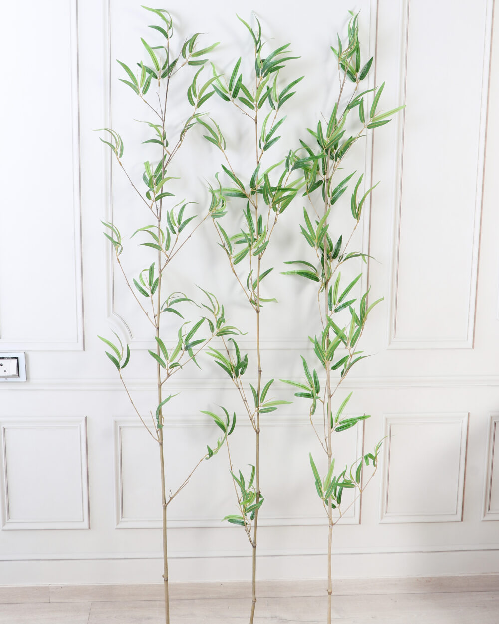 Fourwalls Artificial Bamboo Plant Single Stems - 6 Feet, Set of 5