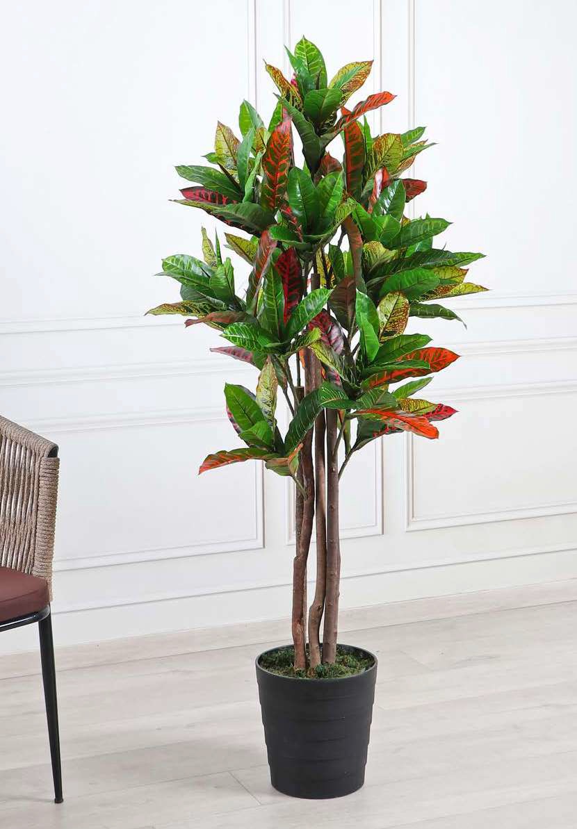 Fourwalls Artificial Banyan Plant - 4.5 Feet