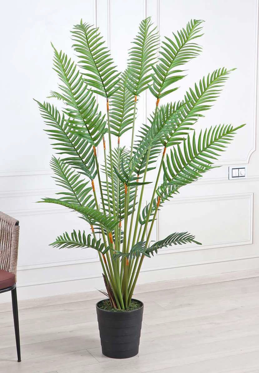 Fourwalls Artificial Areca Palm Tree - 5.8 Feet