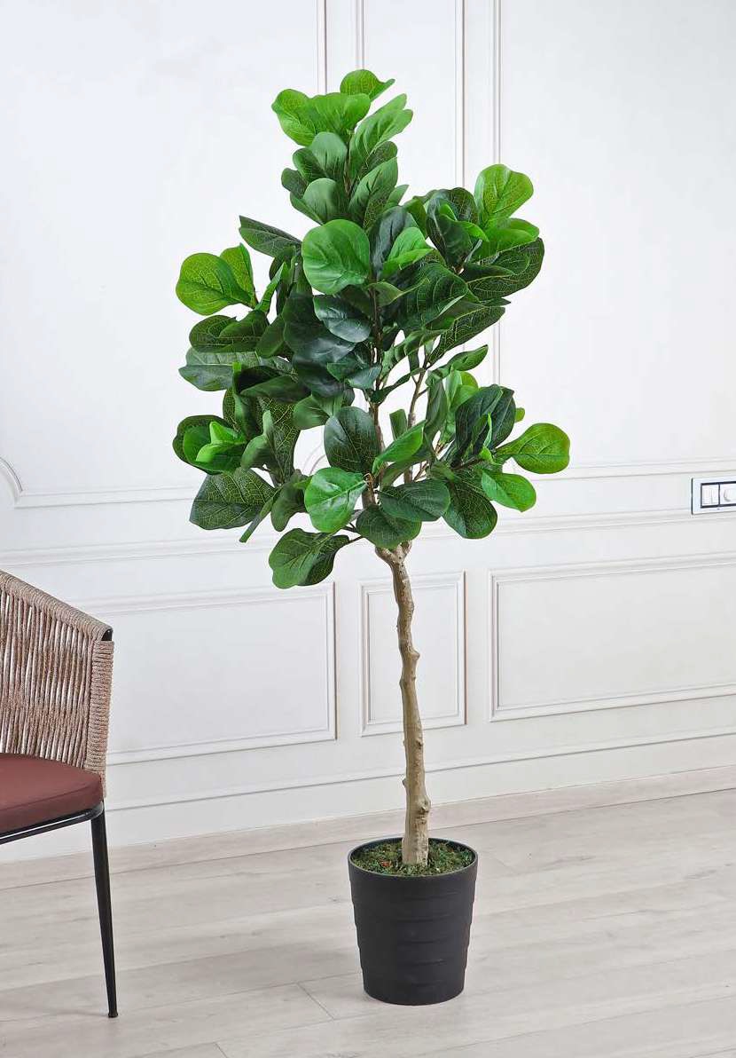 Fourwalls Artificial Fiddle Leaf Fig Tree - 5 Feet