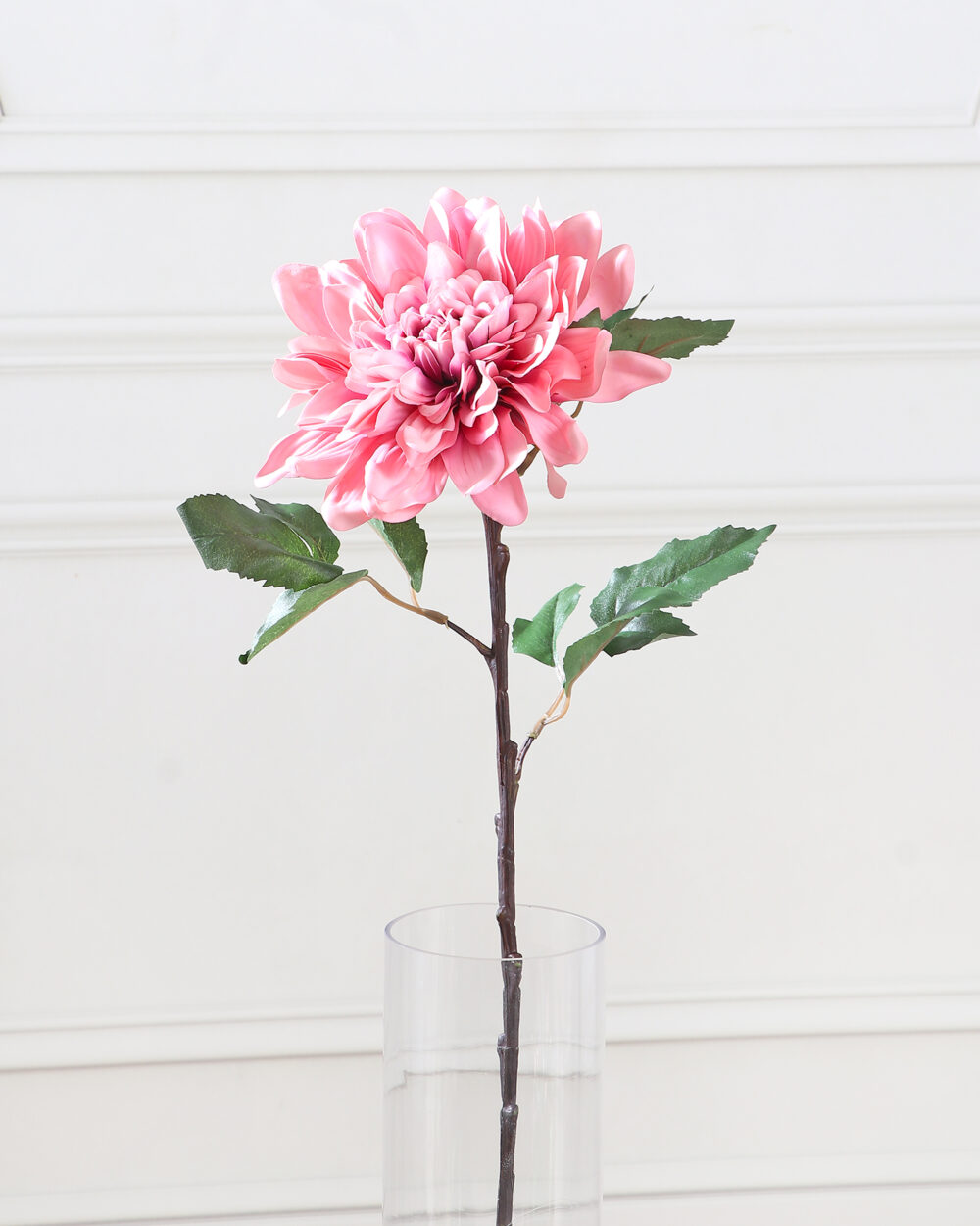Artificial Real Touch Dahlia Flower Stems - Pink