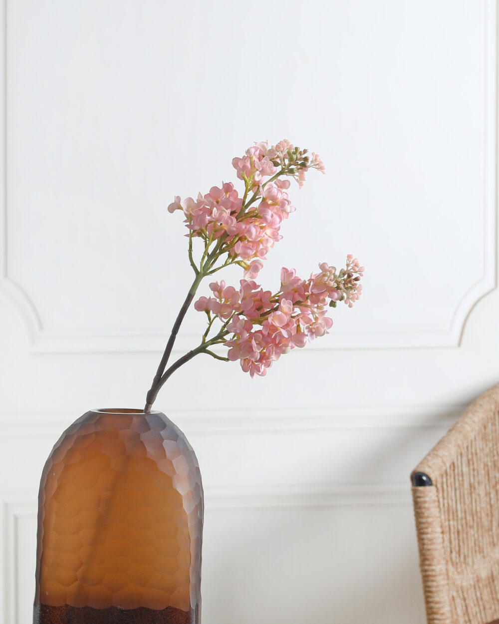 Artificial Real Touch Lilac Flower Stem - Pink