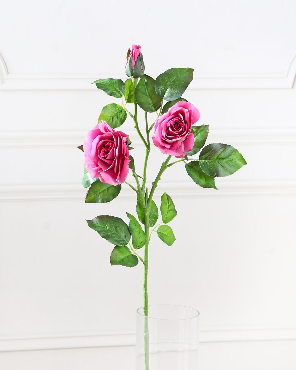 Artificial Real Touch Garden Rose Flower Stem - Rani