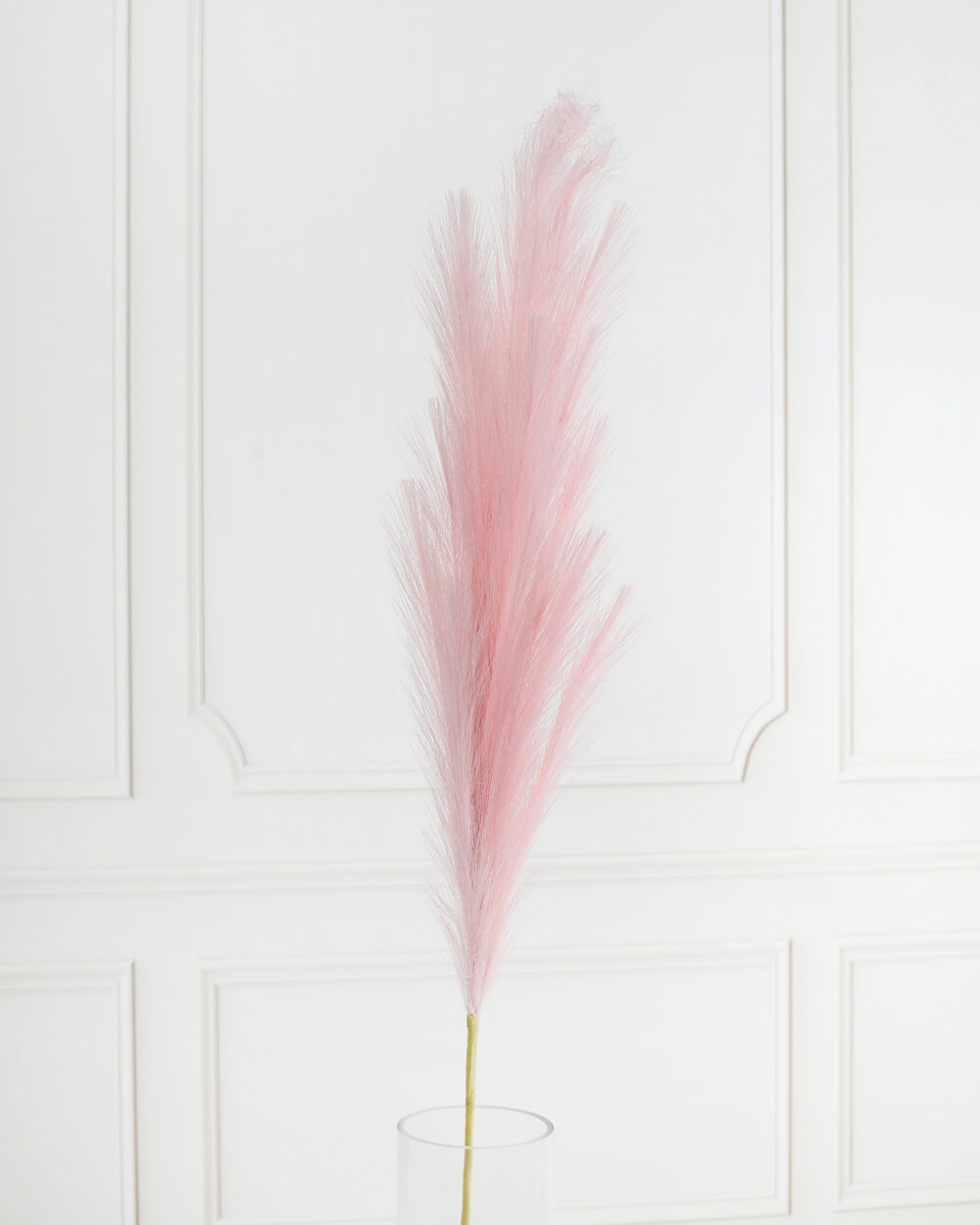 Pampas Grass Dried Decorative Stem - Pink