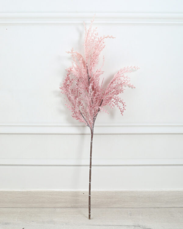 Artificial Dried Asparagus Grass Stem - Pink - Image 3