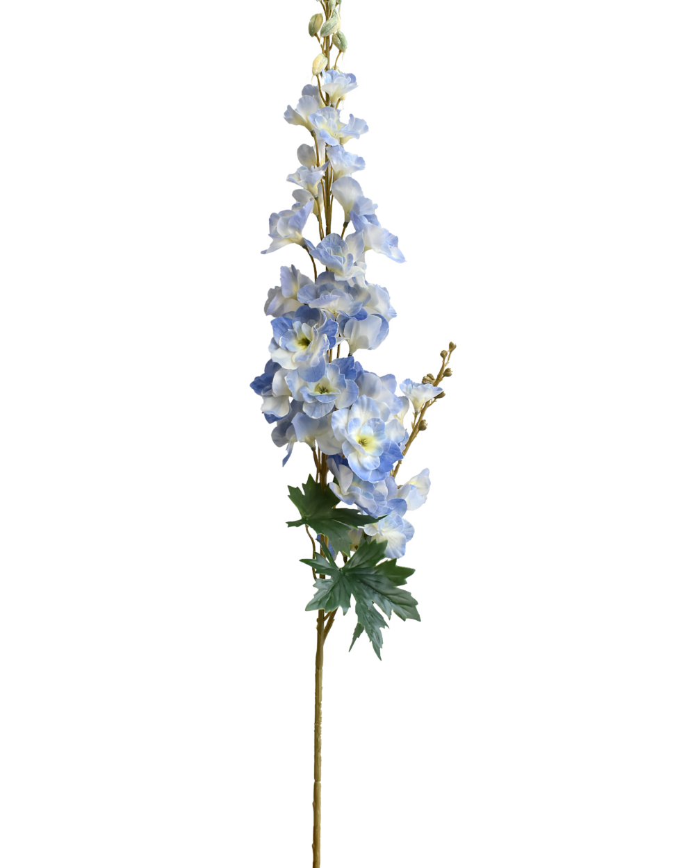 Artificial Real Touch Delphinium Flower Stem - Blue