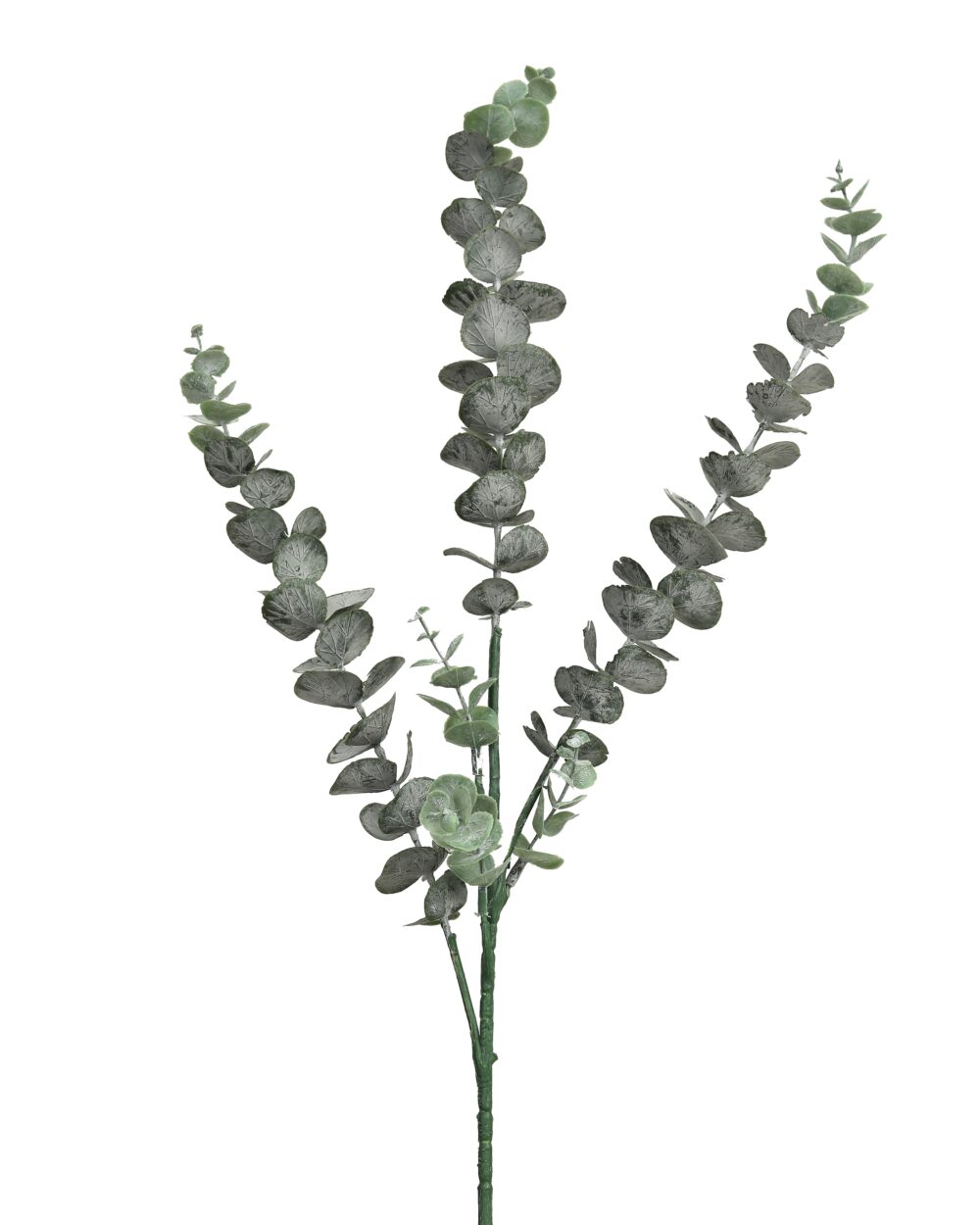 Artificial Real Touch Eucalyptus Leaves Stem - Orange