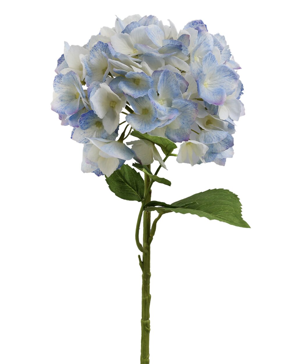 Artificial Real Touch Hydrangea Flower Stem - Blue