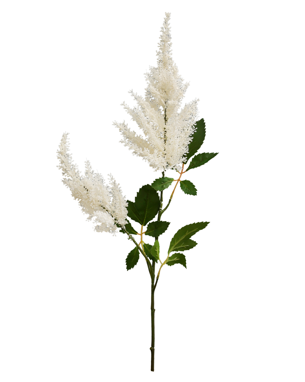 Artificial Real Touch Astilbe Flower Stem - White