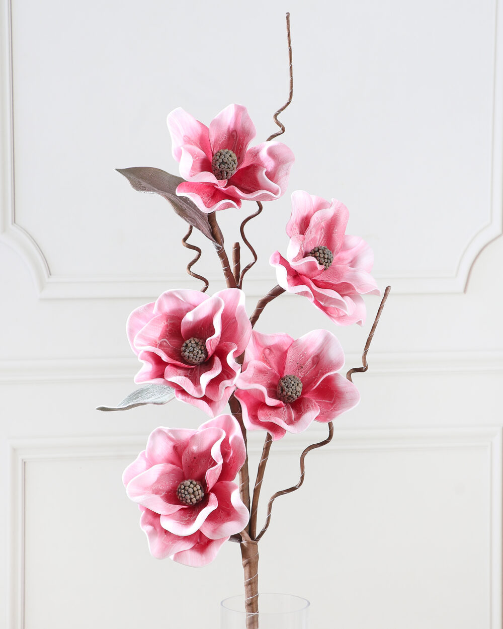 Artificial Camellia Foam Flower Stem - Pink