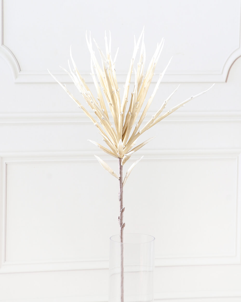 Artificial Aloe Foam Flower Stem - Cream