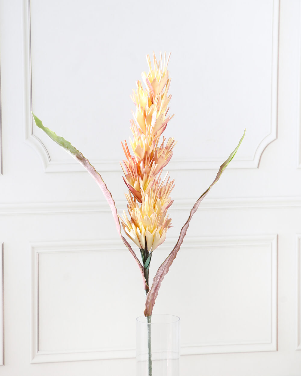 Artificial Porcupine Foam Flower Stem - Beige