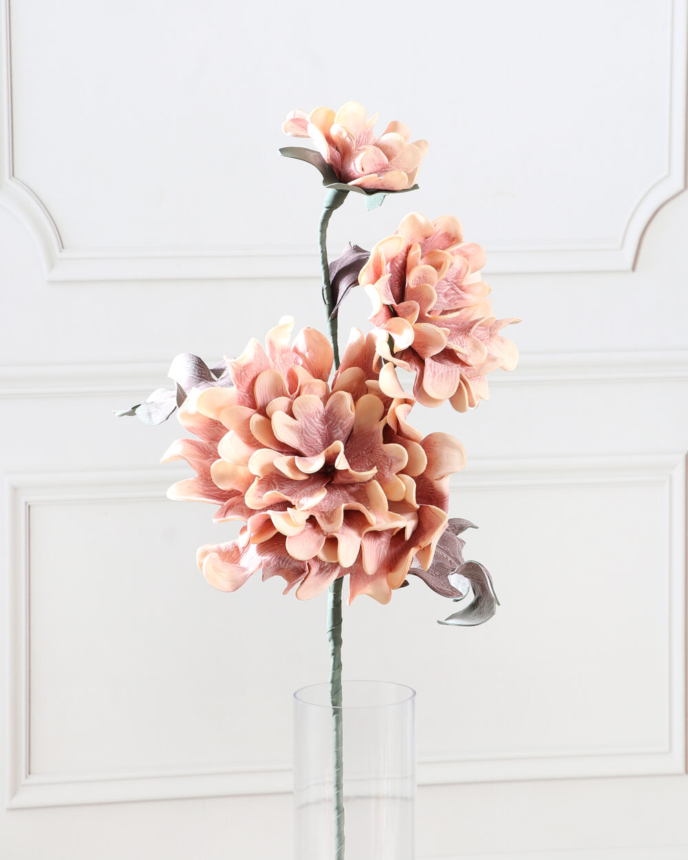 Artificial Hydrangea Foam Flower Stem - Beige