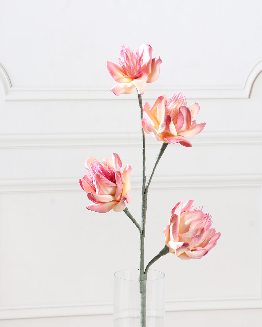 Artificial Pineapple Foam Flower Stem - Pink