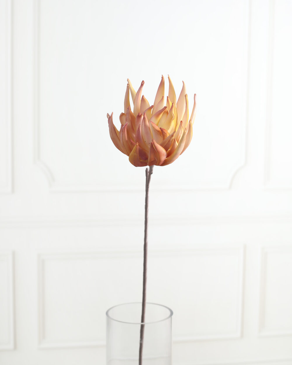 Artificial Pine Foam Flower Stem - Orange