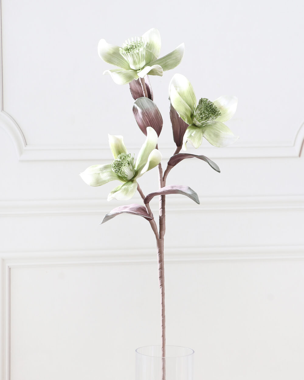 Artificial Chinese Magnolia Foam Flower Stem - Green