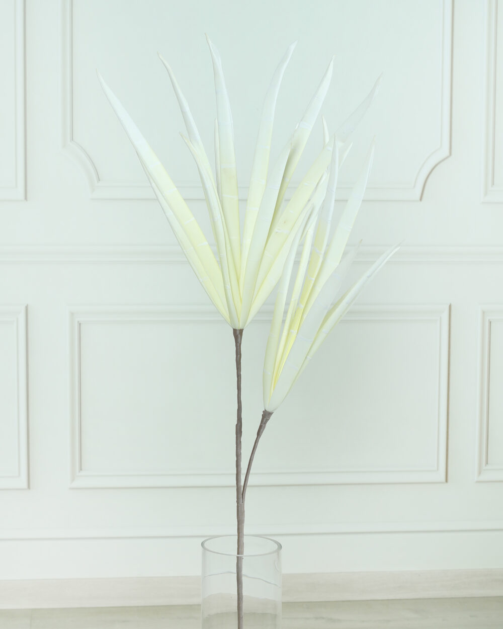 Artificial Yucca Foam Flower Stem - White