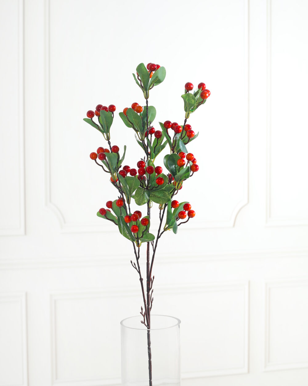 Artificial Hypericum Berry Spray - Orange