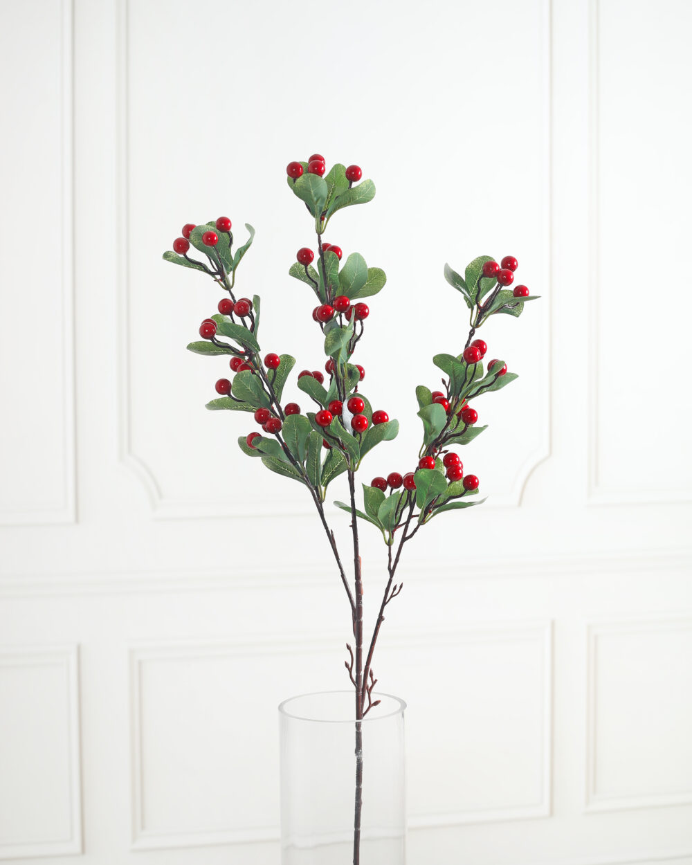 Artificial Hypericum Spray - Red