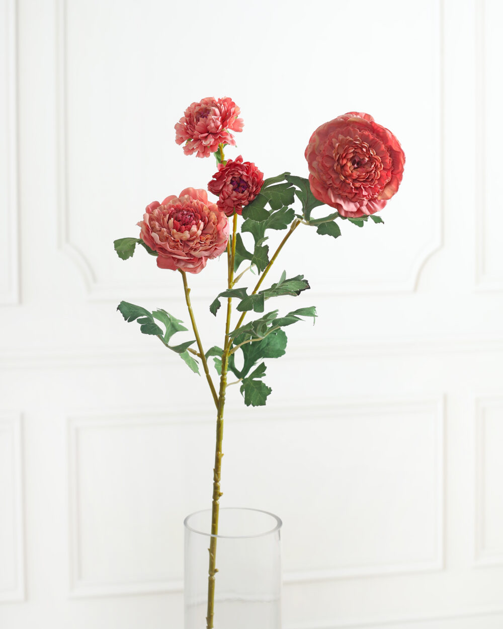 Artificial Peony Flower Stem - Pink