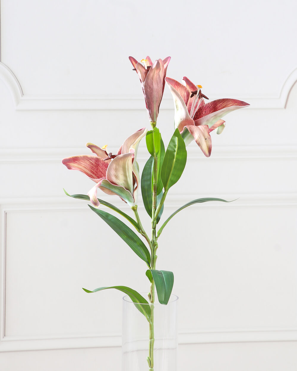 Artificial Lily Foam Flower Stem - Brown