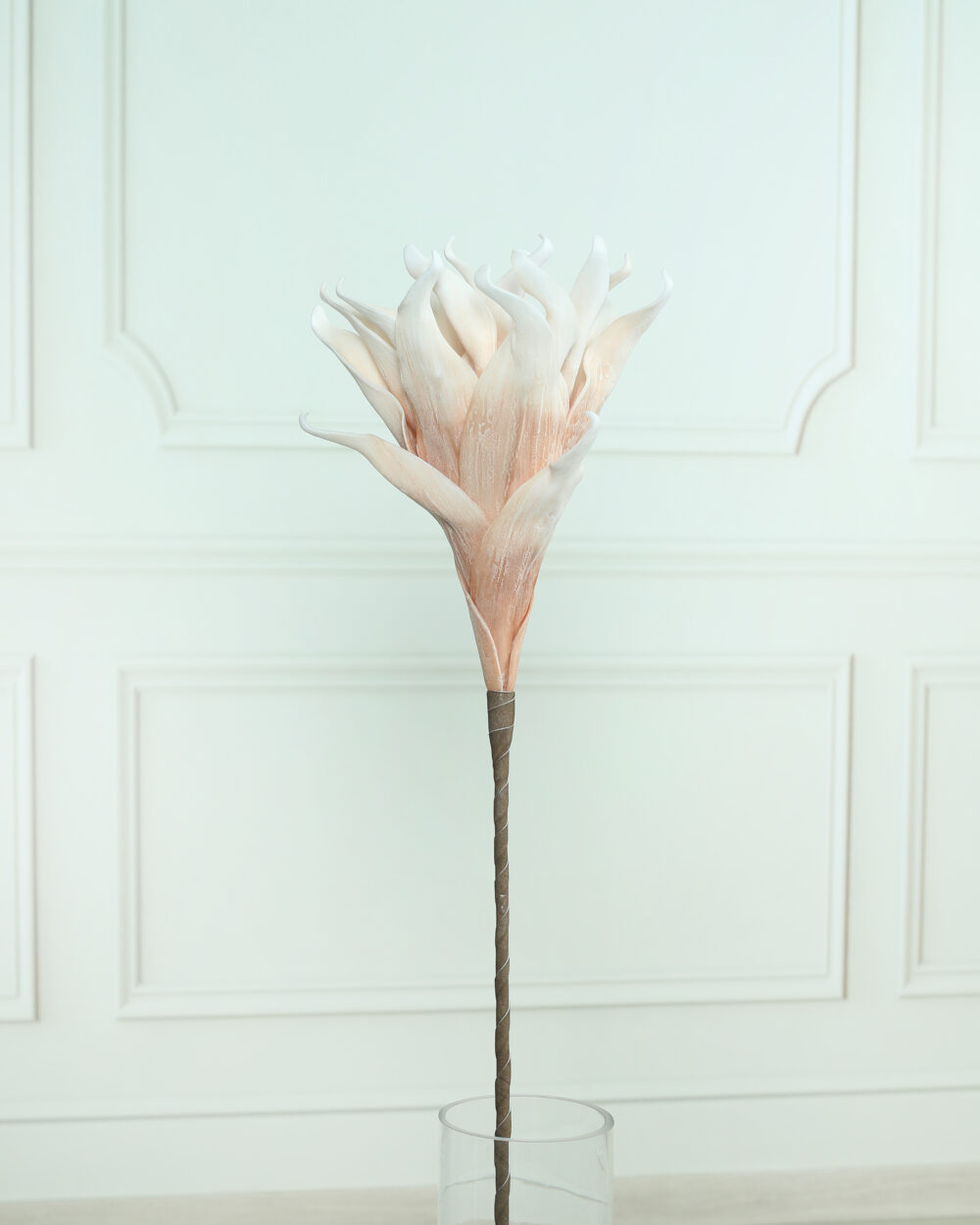 Artificial Blooming Foam Flower Stem - Beige
