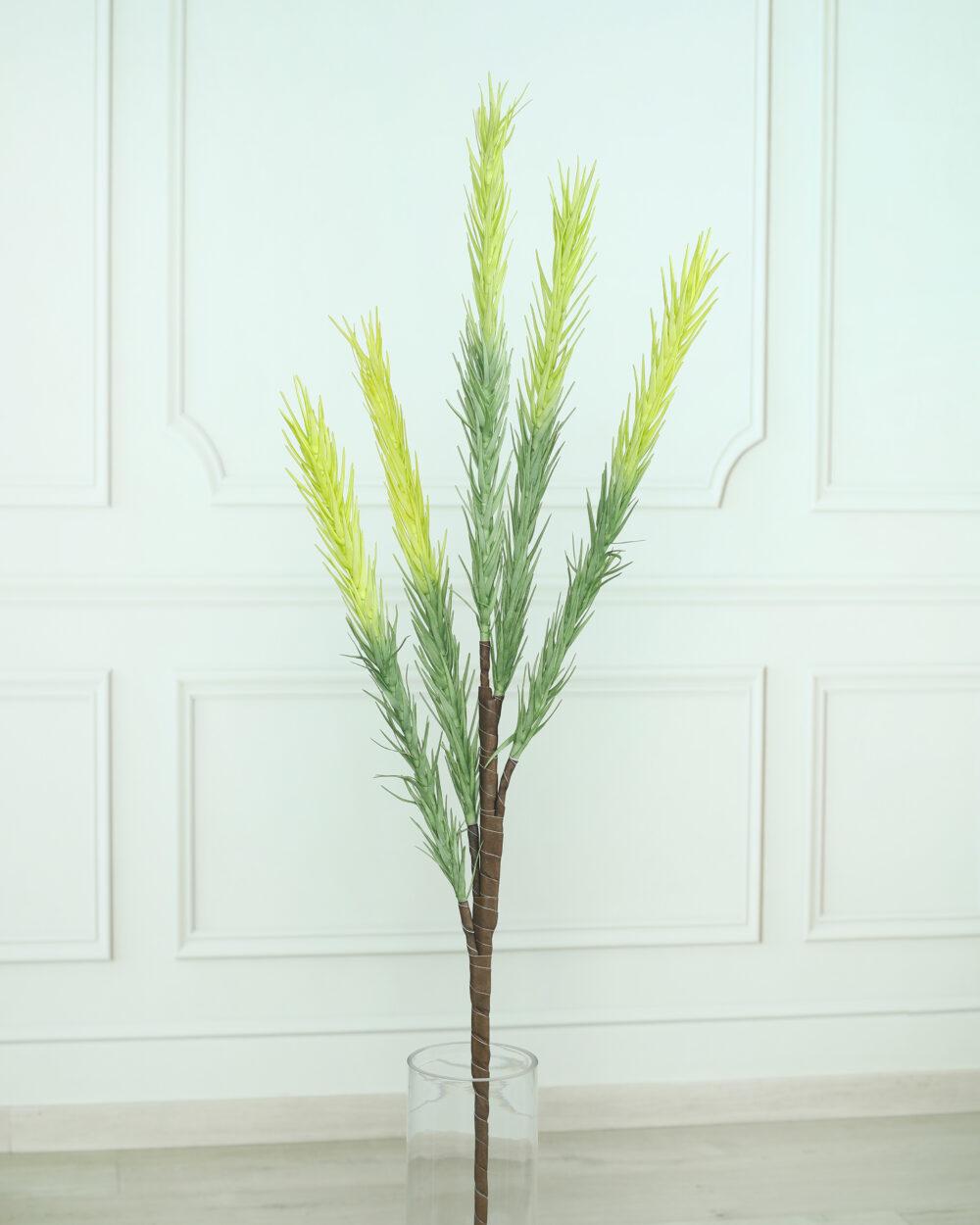 Artificial Pampas Foam Flower Stem - Green