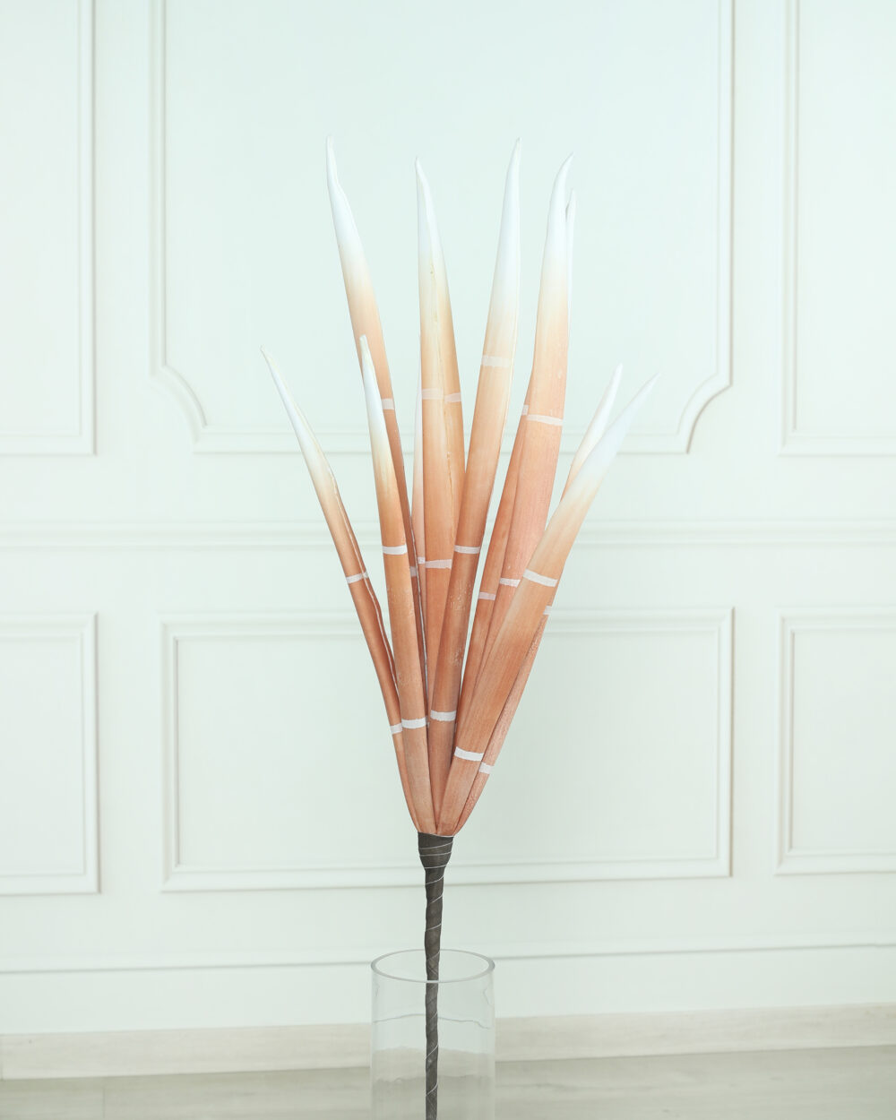 Artificial Bamboo Foam Flower Stem - Light Orange