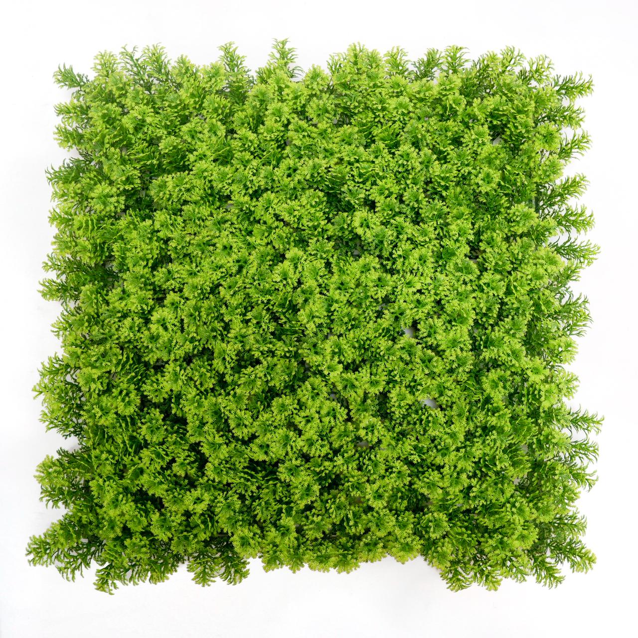 Reindeer Moss UV Resistant Artificial Vertical Wall Tile - 50 cm x 50 cm