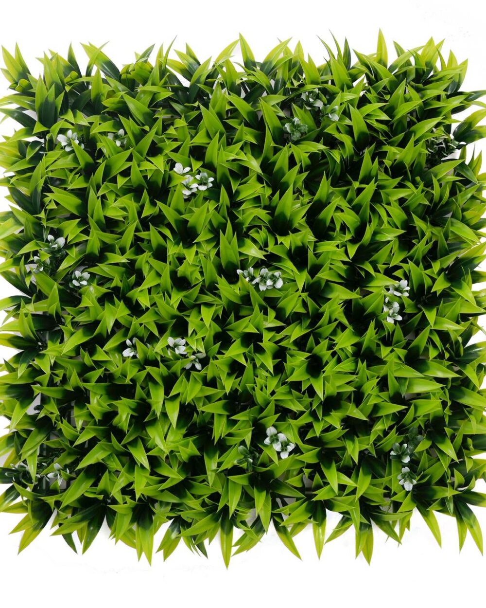 Yucca Snow UV Resistant Artificial Vertical Wall Tile - 50 cm x 50 cm