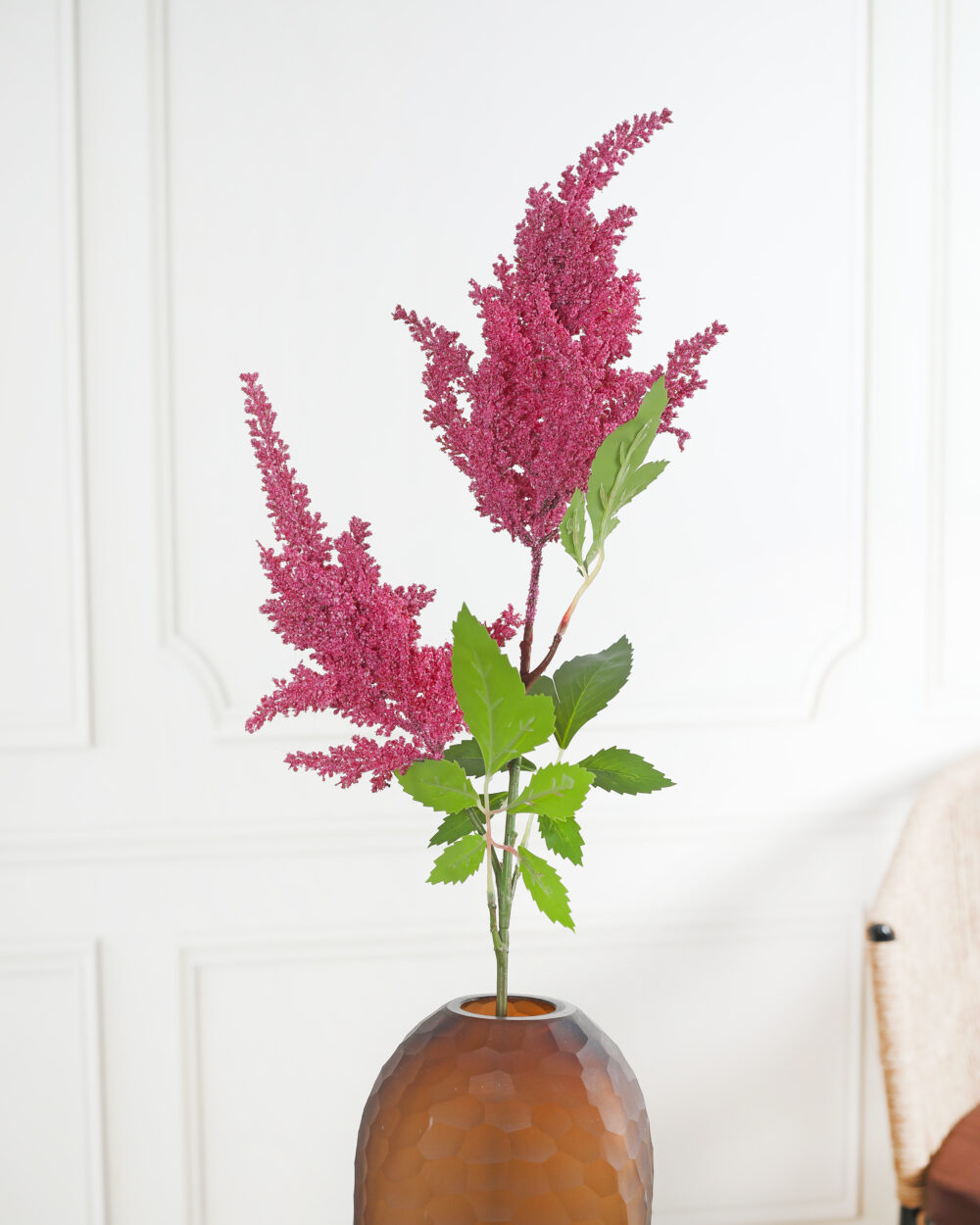 Artificial Real Touch Astilbe Flower Stem - Pink
