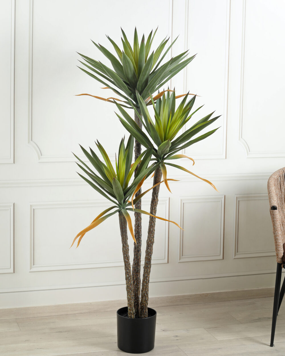 Artificial Real Touch Yucca Tree with Pot - 5 Feet