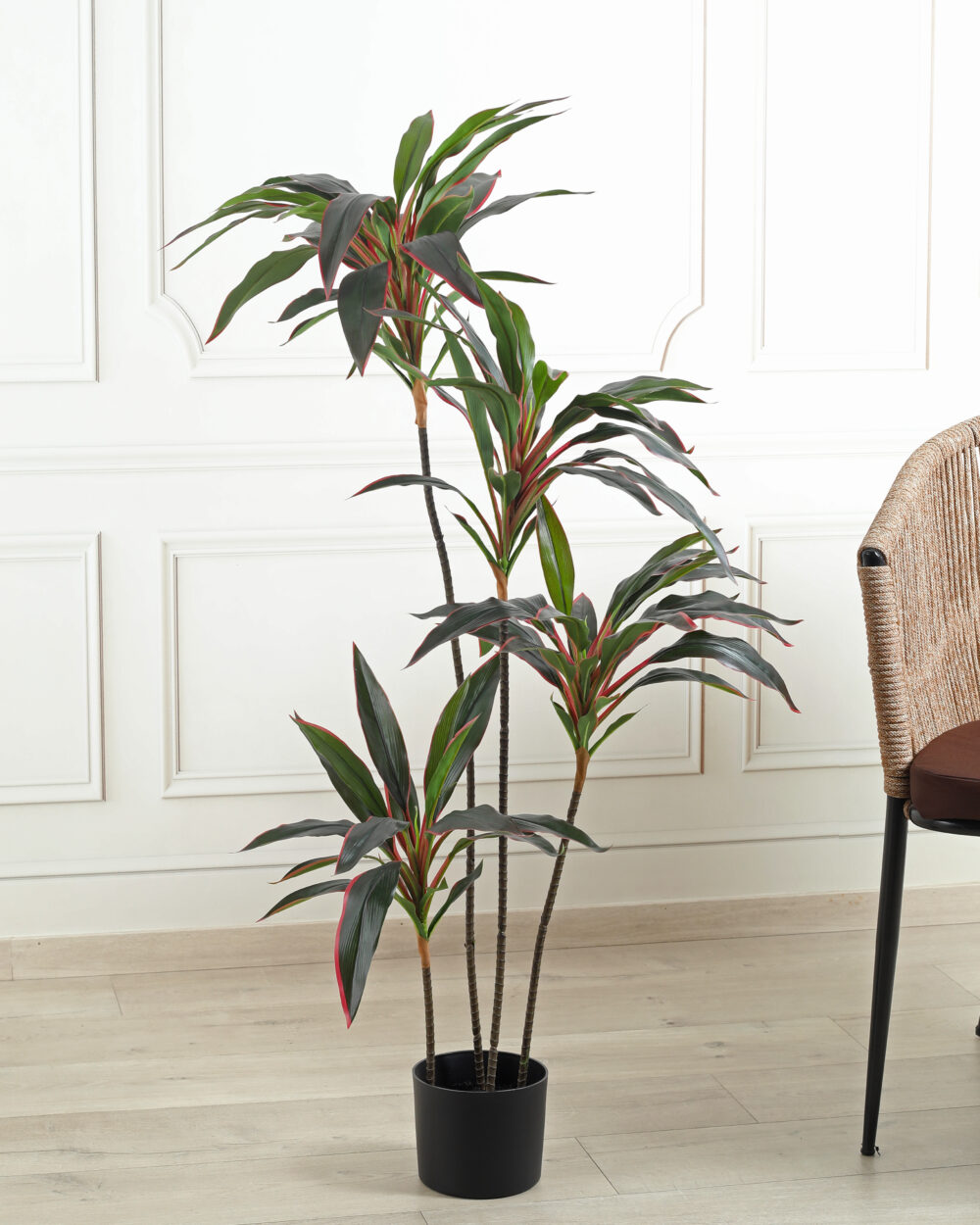 Artificial Dracaena Plant with Pot - 4 Feet