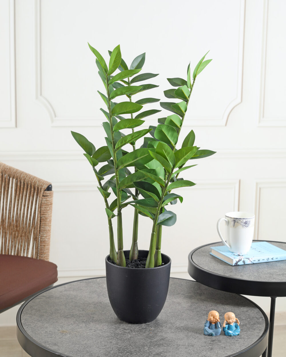 Artificial Zamioculcas Zamiofolia Plant With Pot - 2.2 Feet