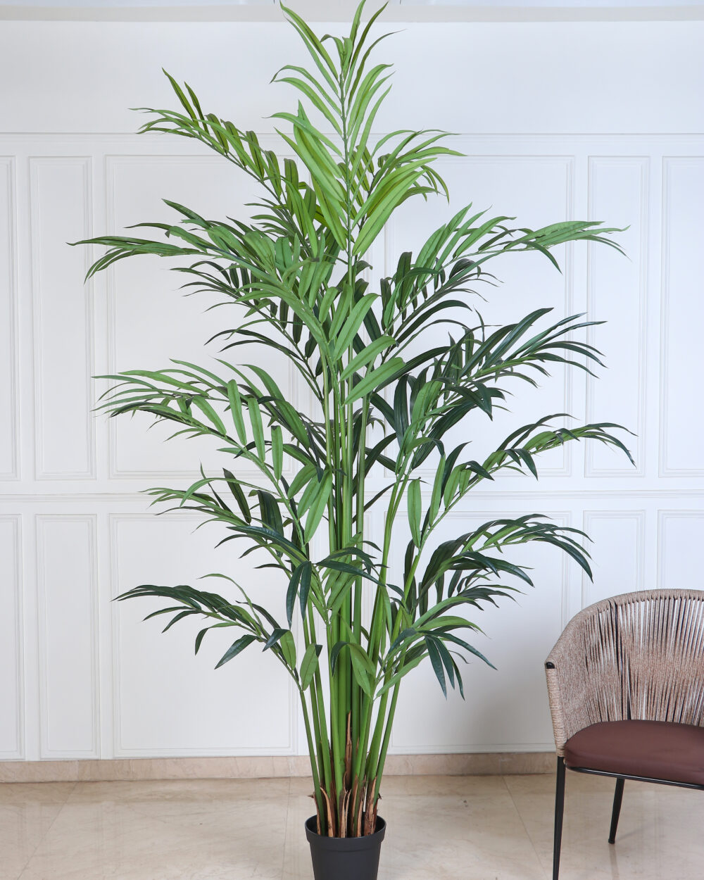 Artificial Bamboo Palm Tree with Pot - 6.5 Feet