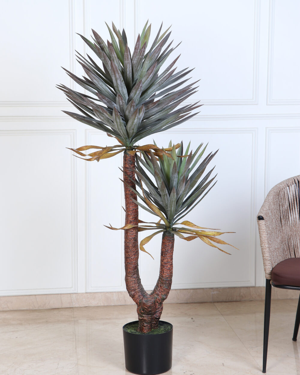 Artificial Luxe Yucca Gloriosa Plant With Pot - 5 Feet