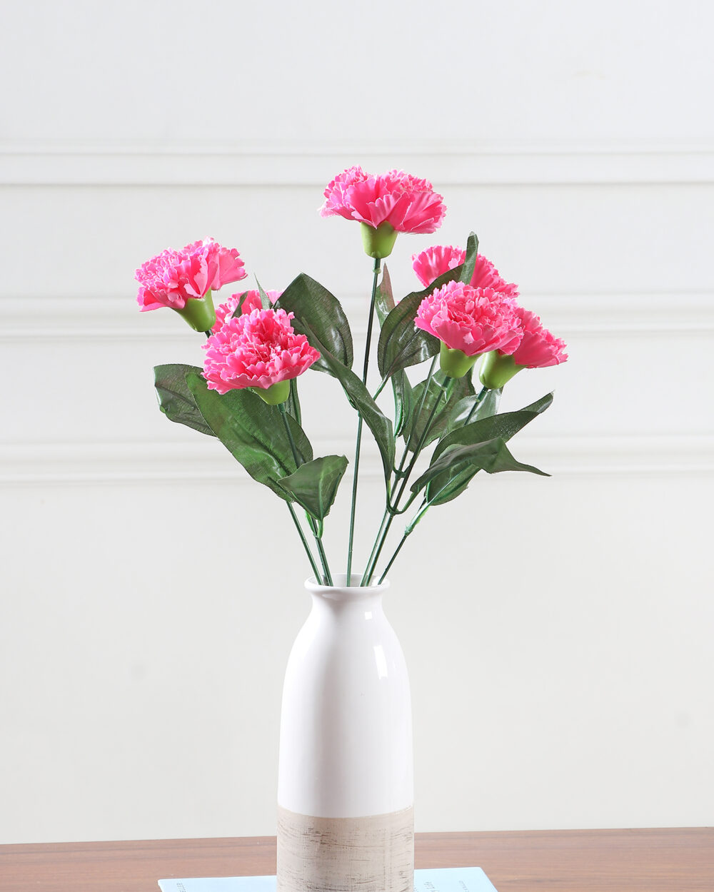 Artificial Carnation Flower Bunch - Pink